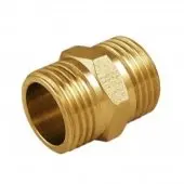 Ниппель 1/2" x 1/2" (15х15 мм) латунный
