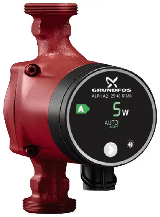 Видео работы циркуляционного насоса нового поколения GRUNDFOS ALPHA