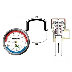 Расширительные баки для отопления - Flamco Flexcon C 18