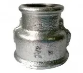 Муфта переходная 1"х1 1/2" (25х40 мм), чугун оцинкованный