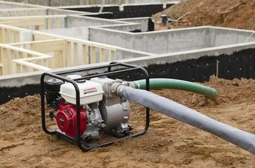 Мотопомпа Honda в работе Мотопомпа Honda