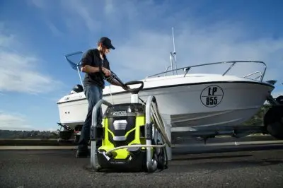 мойки высокого давления - Аккумуляторная мойка высокого давления Ryobi RPW 36120 HI (36 В)