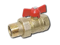 Кран шаровый DN 25 (1") PN с американкой, Цветлит Кран шаровый DN 25 (1") PN с американкой, Цветлит