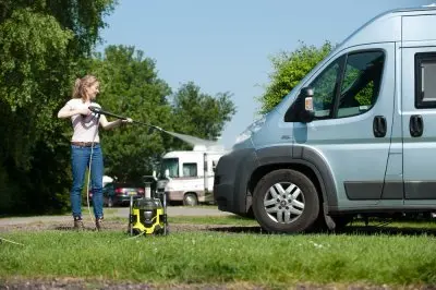 мойки высокого давления - Аккумуляторная мойка высокого давления Ryobi RPW 36120 HI (36 В)