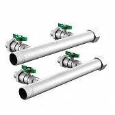 Напорный и всасывающий коллектор для установок Grundfos CMBE TWIN 1”