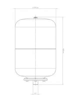 Расширительные баки для отопления - В 24 Джилекс (7924)