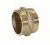 Ниппель 1 1/2" x 1 1/2" (40х40 мм) латунный