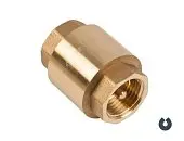 Обратный клапан 1/2" магистральный (толкатель латунь) UNIPUMP