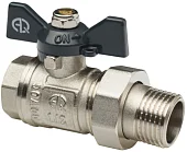 Кран шаровый Aqualink 1" (25 мм) вн/нр со сгоном (американкой)