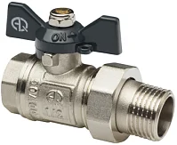 Кран шаровый Aqualink 1" (25 мм) вн/нр со сгоном (американкой)