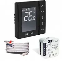 Терморегулятор для электрического теплого пола SALUS NSB VS35, 16А (суточный, комплект)