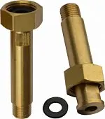 Штуцер 1/4" с накидной гайкой 1/2" длина 70мм