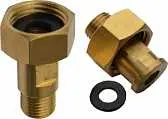 Штуцер 1/4" с накидной гайкой 1/2" длина 30мм