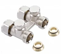 Набор прямых подключений со втулками для подключения, 3/4" 760-001-07