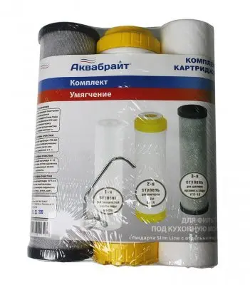 Комплект картриджей для воды АКВАБРАЙТ К-2