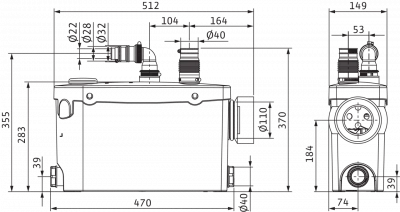Канализационные насосные станции WILO HiSewlift 3-I35