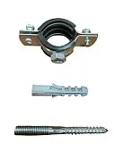 Набор для крепления сантехнических труб (Хомут сантехнический) 3/4 (25-28) (КТР)