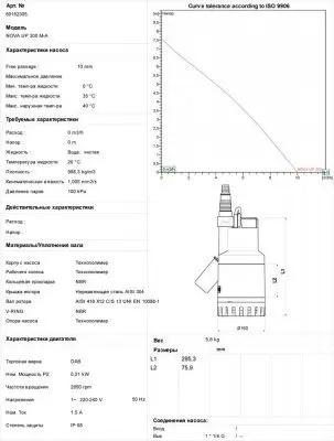 погружные-насосы-DAB NOVA UP 300MA