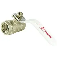 Кран шаровый ДУ 20 (G3/4") Ру 4,0 Мпа, латунный муфтовый, рычаг, полнопроходной STI