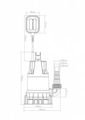 погружные-насосы-ФЕКАЛЬНИК 230/8 Джилекс (5401)