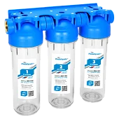 Магистральный фильтр Аквабрайт АБФ-3 1/2 (трехступенчатый)