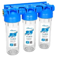 Магистральный фильтр Аквабрайт АБФ-3 1/2 (трехступенчатый)