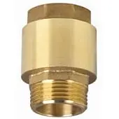 Обратный клапан 1 1/4” латунь (толкатель латунь), поток от НР к ВР UNIPUMP