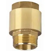 Обратный клапан 1 1/4” латунь (толкатель латунь), поток от НР к ВР UNIPUMP