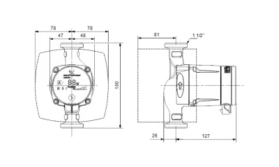 UNIPUMP UPC 25-60/180 UNIPUMP UPC 25-60/180