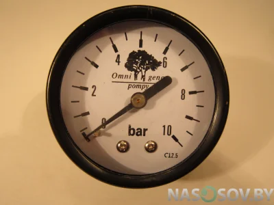 Манометр для воды Omnigena присоед. размер 1/4"