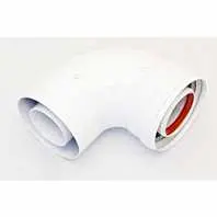 Отвод коаксиальный 90° M/F Ø60/100, 3318003