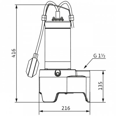 погружные-насосы-WILO Rexa MINI3-V04.11/M06-523/P-5M