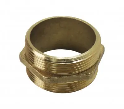 Ниппель 2" х 2" (50х50) латунный