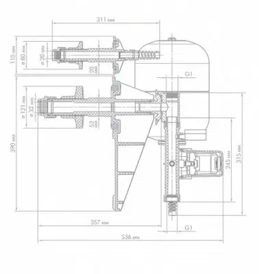 Базовое решение автоматизации «БРА» для колодцев Джилекс (3500)