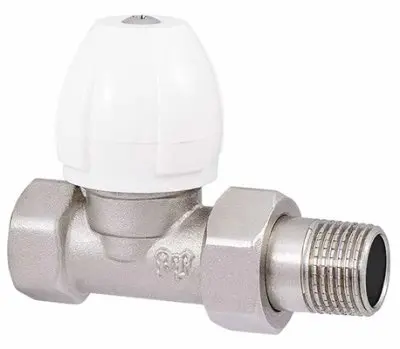 Вентиль PF RVS 369 ¾" радиаторный, регулировочный, прямой, с седельным затвором