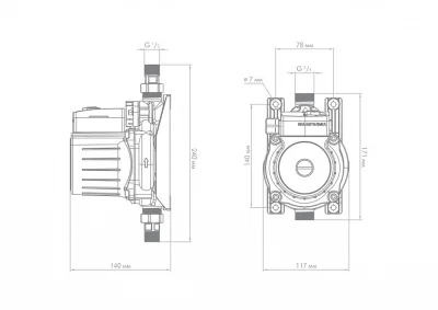 насосы-для-повышения-давления-КОМФОРТ ПРО 30/12 Джилекс (4006)