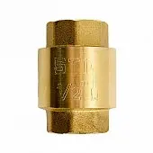 Клапан обратный пружинный универсальный латунный золотник STI 20