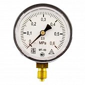 Манометр МТ 63 диапазон 0-1,6МПа присоед.резьба М12х1,5