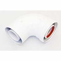 Отвод коаксиальный 90° M/F Ø60/100, 3318003
